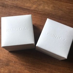Pandora empty ring boxes